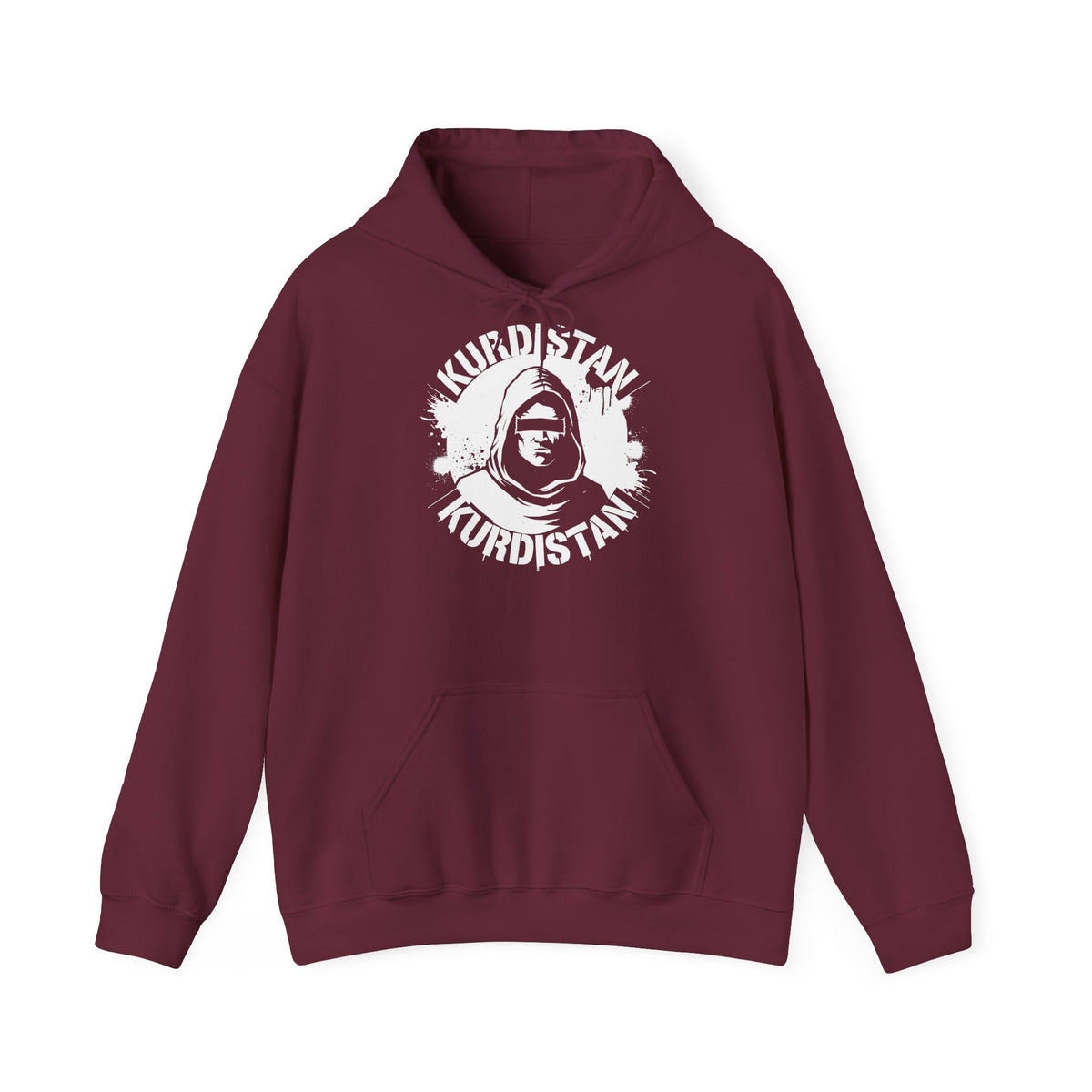 Kurdistan hooligan patria orgoglio stemma bandiera sport calcio tifoso regalo - Felpa con cappuccio unisex