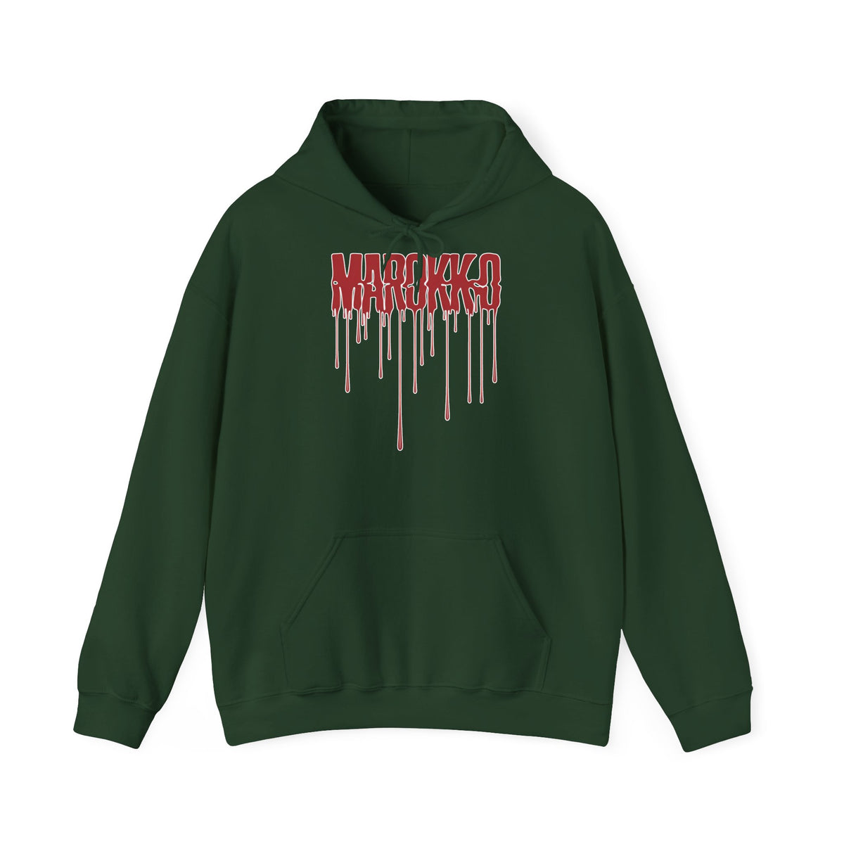 Stemma del Marocco Bandiera del Marocco Orgoglio Tifoso di calcio Sport Idea regalo - Felpa con cappuccio unisex