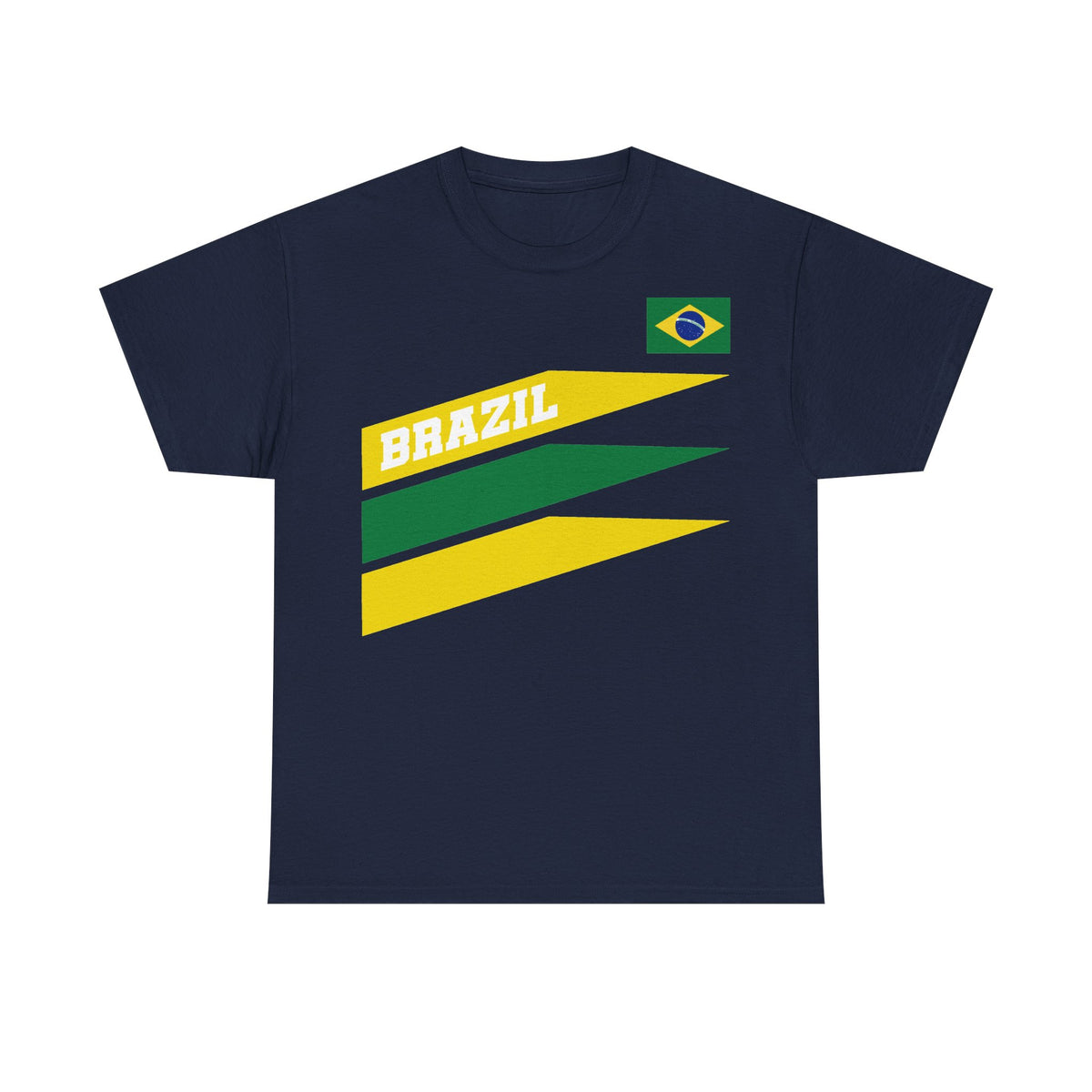 Brazil Brasilien Wappen Flagge Sport Fan Fußball Geschenkidee - Unisex T-Shirt