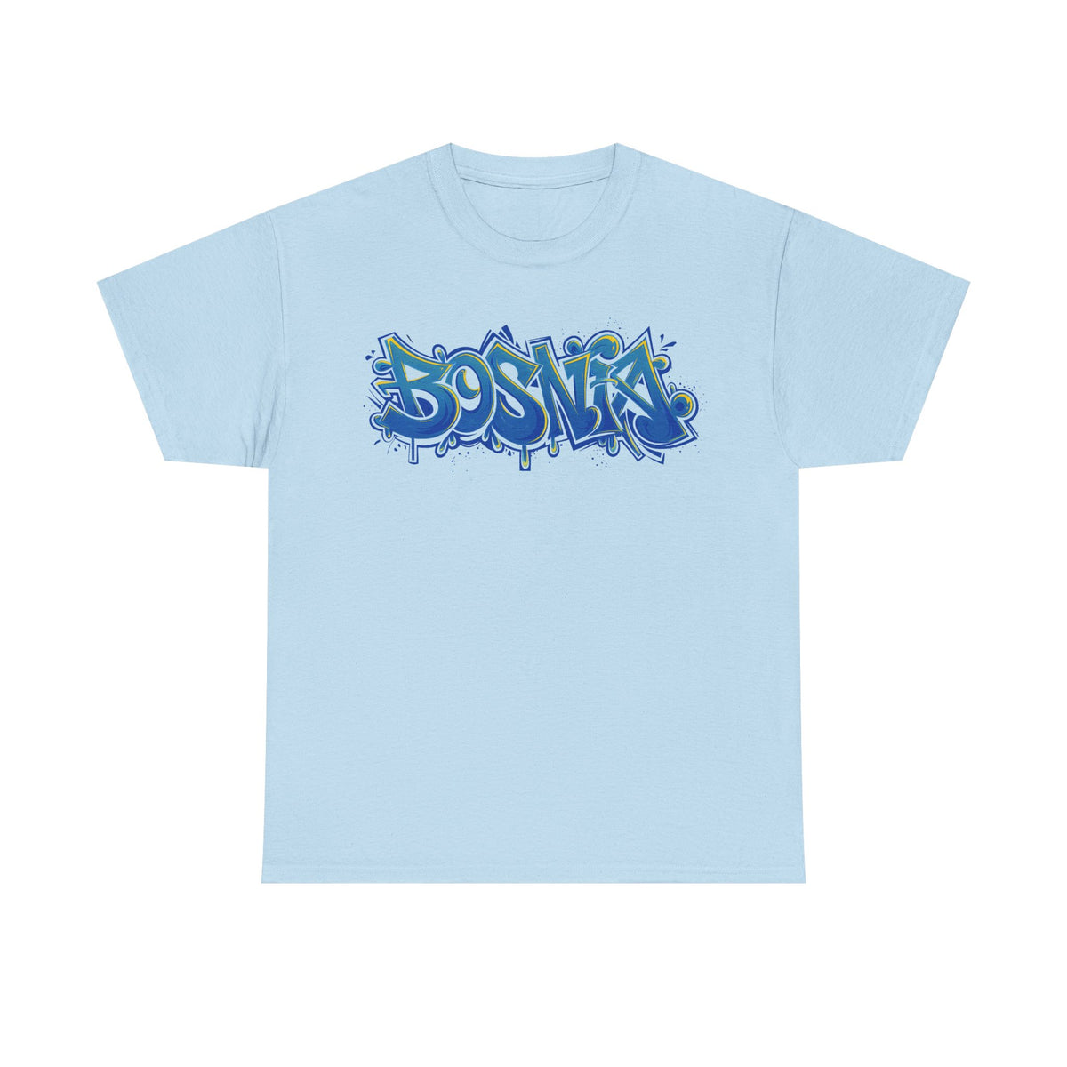 Bosnia escudo bandera orgullo patria aficionado al fútbol idea de regalo - Camiseta unisex
