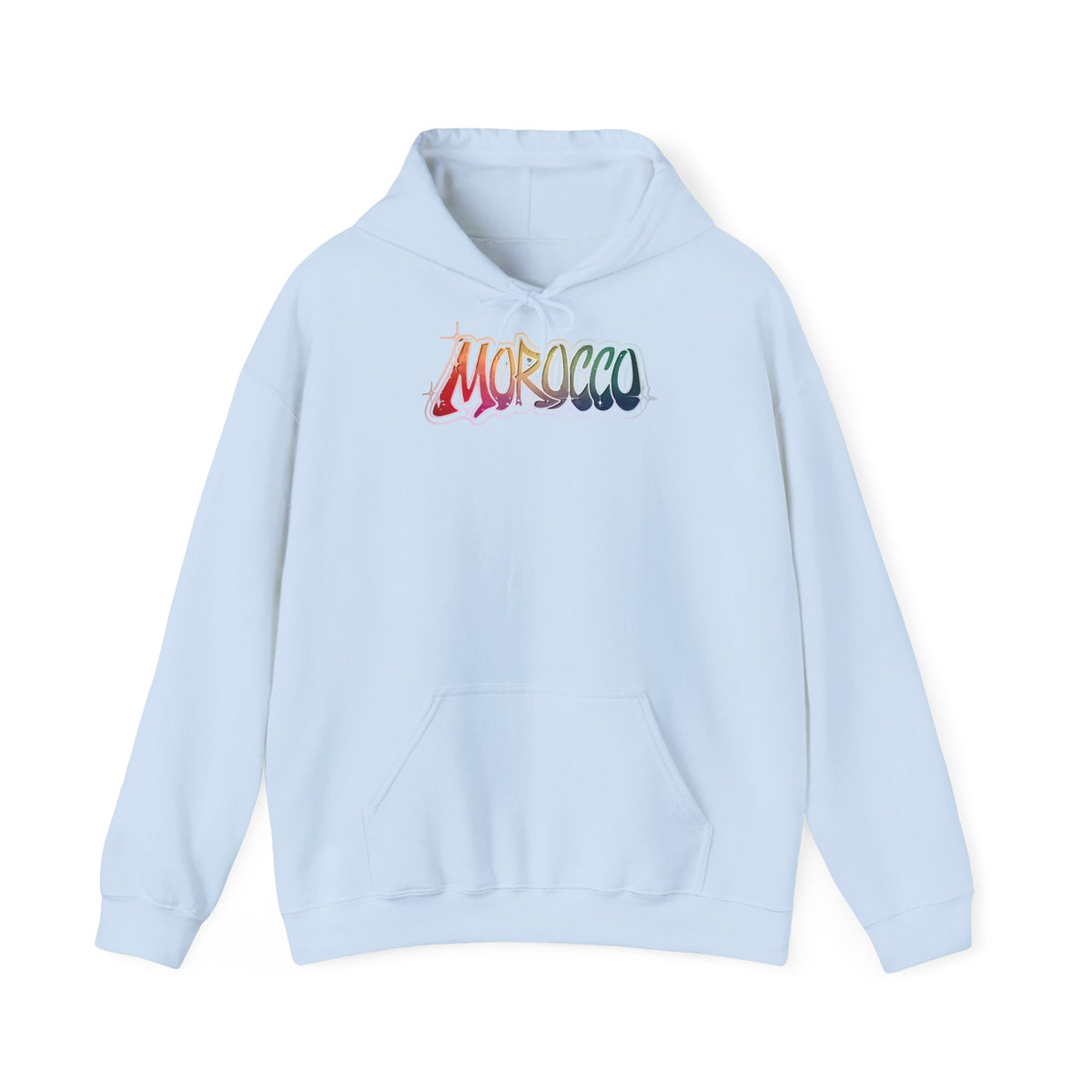 Stemma del Marocco Bandiera del Marocco Orgoglio Tifoso di calcio Sport Idea regalo - Felpa con cappuccio unisex