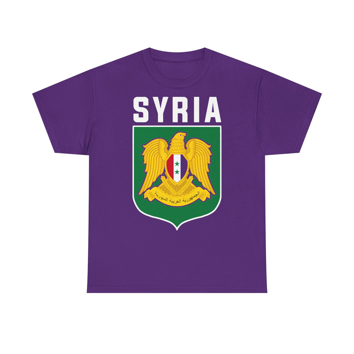 Syria Syrien Wappen Flagge Heimat Sport Fan Geschenkidee - Unisex T-Shirt