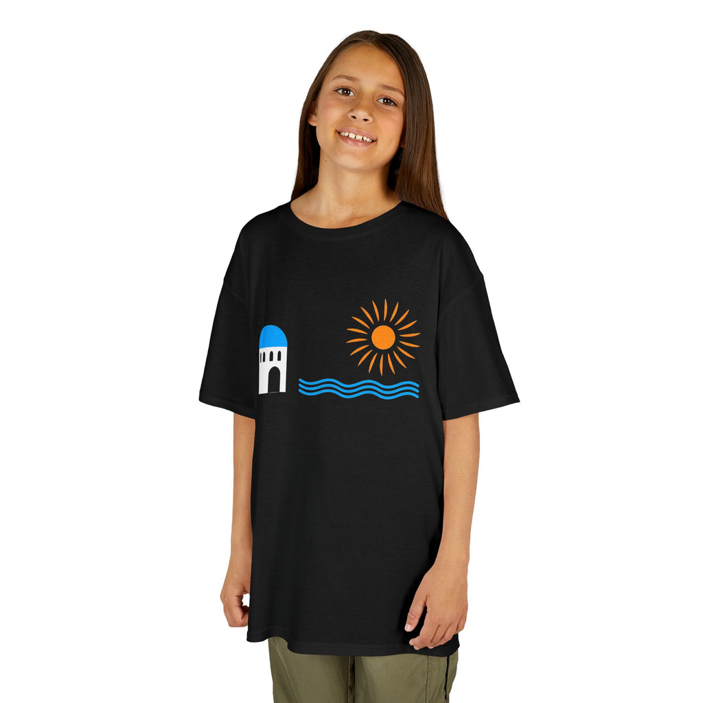 Greece Griechenland Flagge Wappen Heimat Fußball Sport Fan Geschenkidee - Für Kinder & Jugendliche Unisex T-Shirt