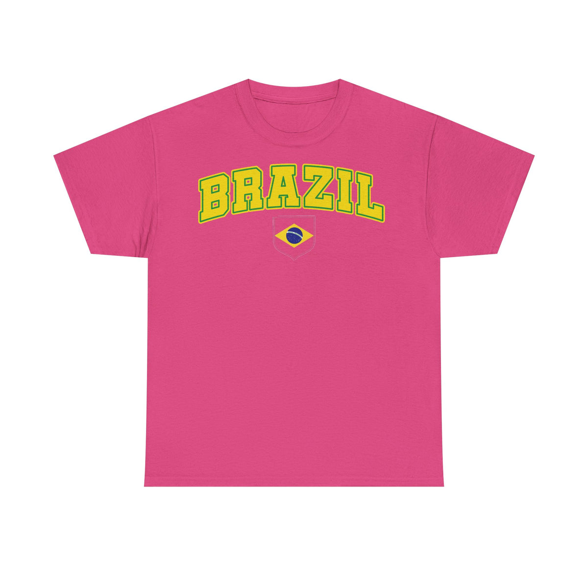 Brazil Brasilien Wappen Flagge Sport Fan Fußball Geschenkidee - Unisex T-Shirt