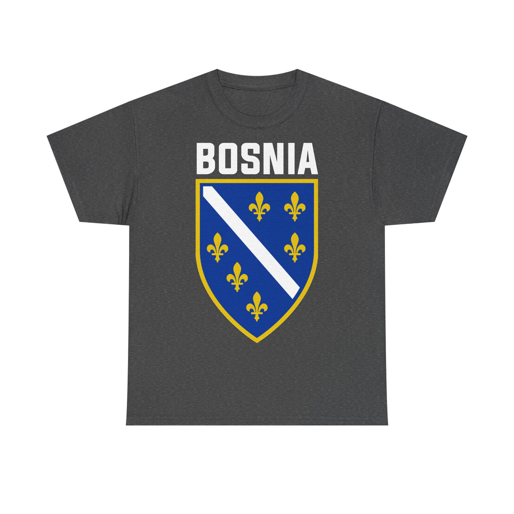 Bosnia Wappen Flagge Stolz Heimat Fußball fan Geschenkidee - Unisex T-Shirt