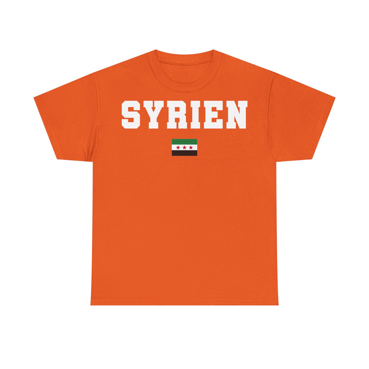 Syria Syrien Wappen Flagge Heimat Sport Fan Geschenkidee - Unisex T-Shirt