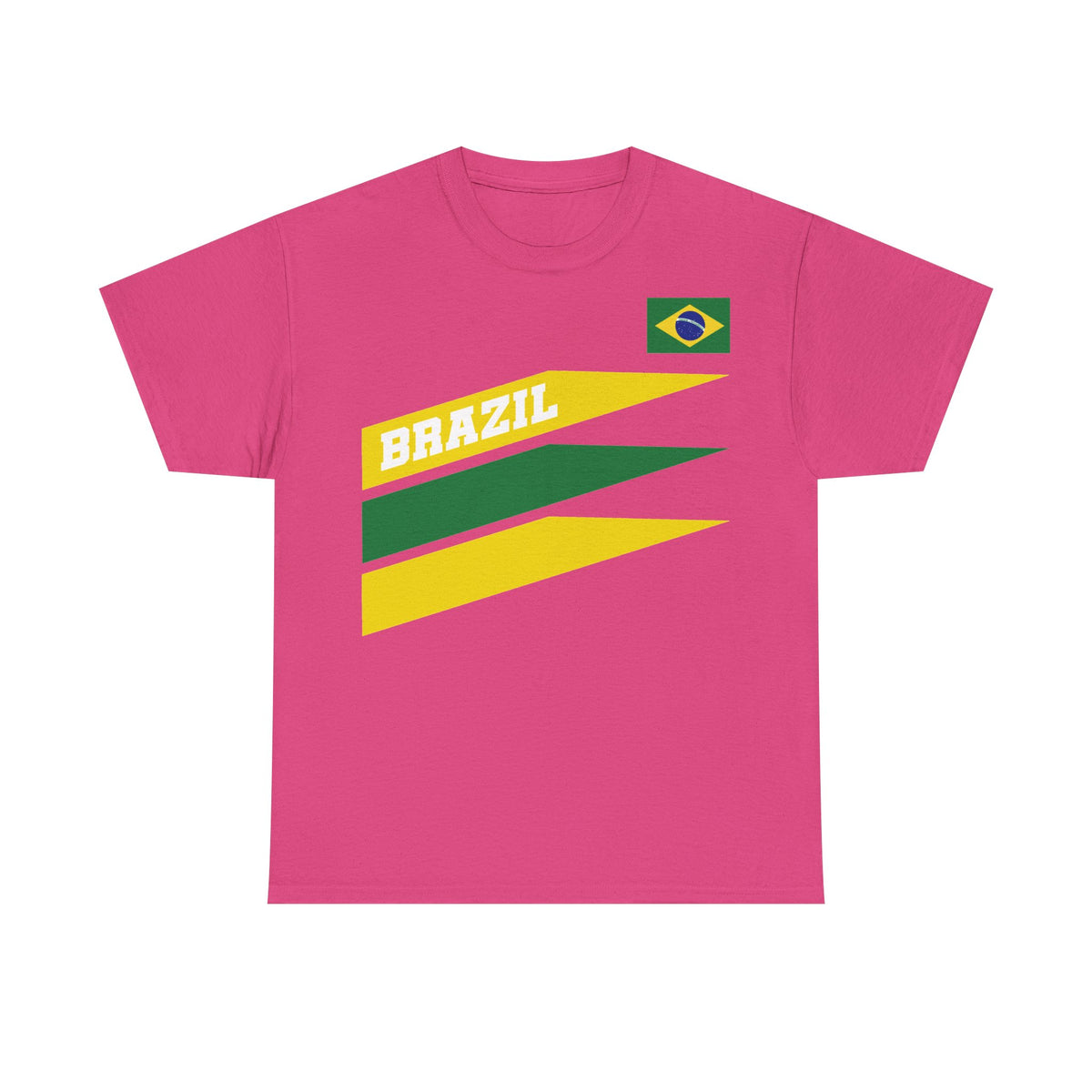 Brazil Brasilien Wappen Flagge Sport Fan Fußball Geschenkidee - Unisex T-Shirt