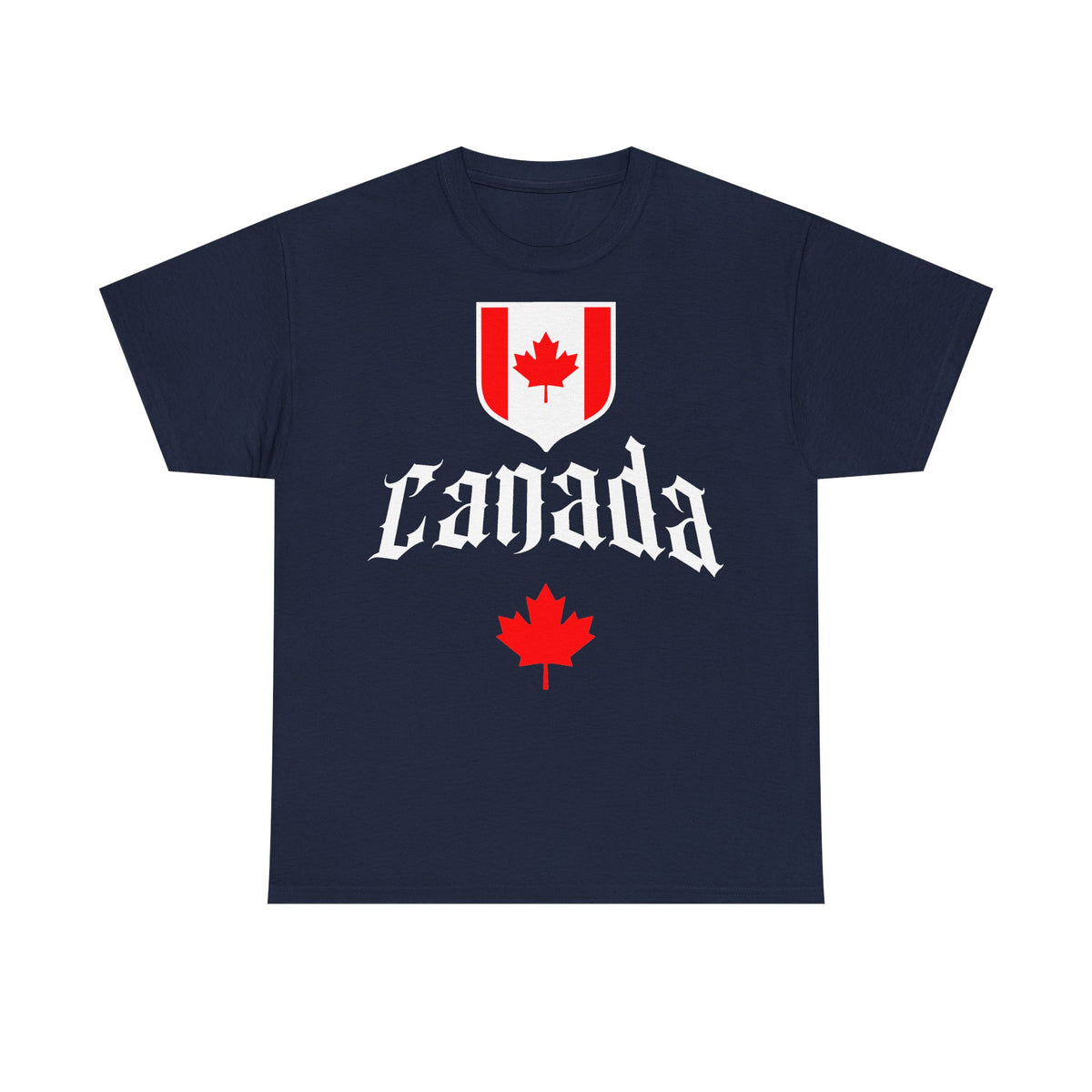Canada Kanada Wappen Flagge Fan Sport Fußball Geschenkidee - Unisey T-Shirt