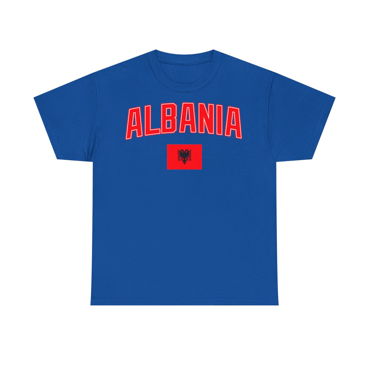 Camiseta unisex de Albania, escudo albanés, bandera, águila, fútbol, aficionado, deporte
