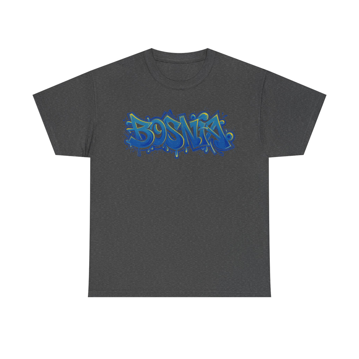 Bosnia Wappen Flagge Stolz Heimat Fußball fan Geschenkidee - Unisex T-Shirt