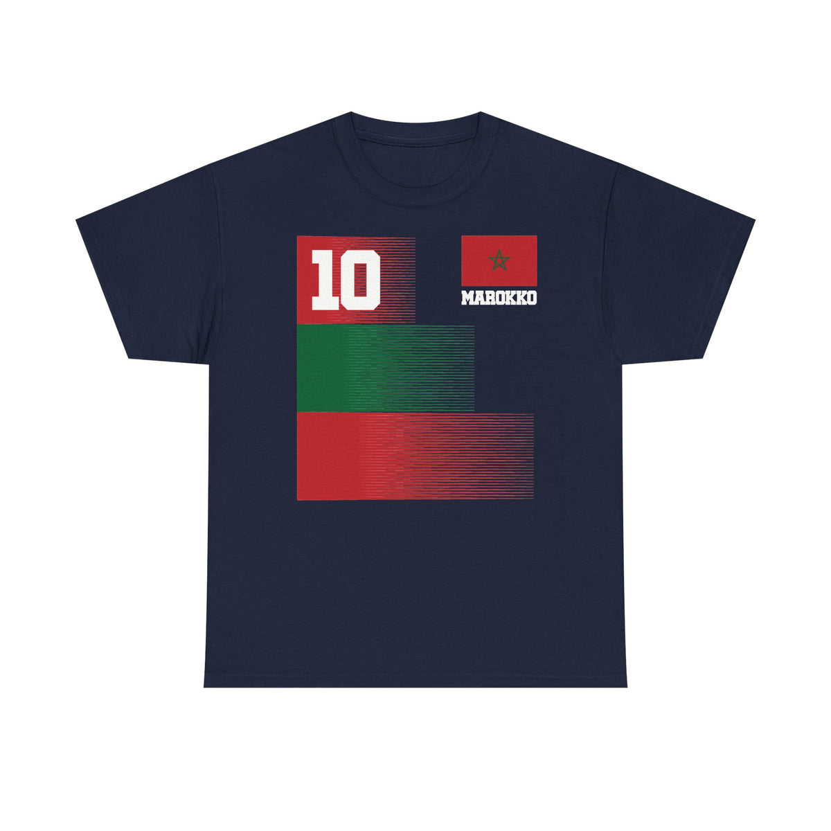 Marruecos Escudo Morocco Bandera Orgullo Fútbol Fan Deporte FIdea de regalo - Camiseta unisex