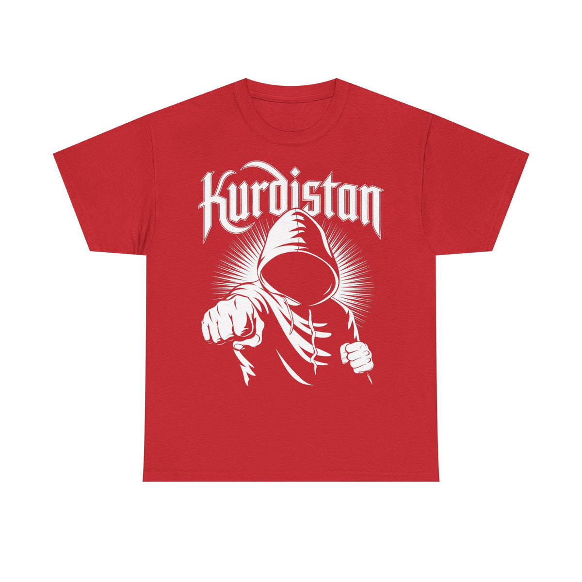 Camiseta unisex con escudo, bandera y regalo para los aficionados del Kurdistán: Azadi, patria