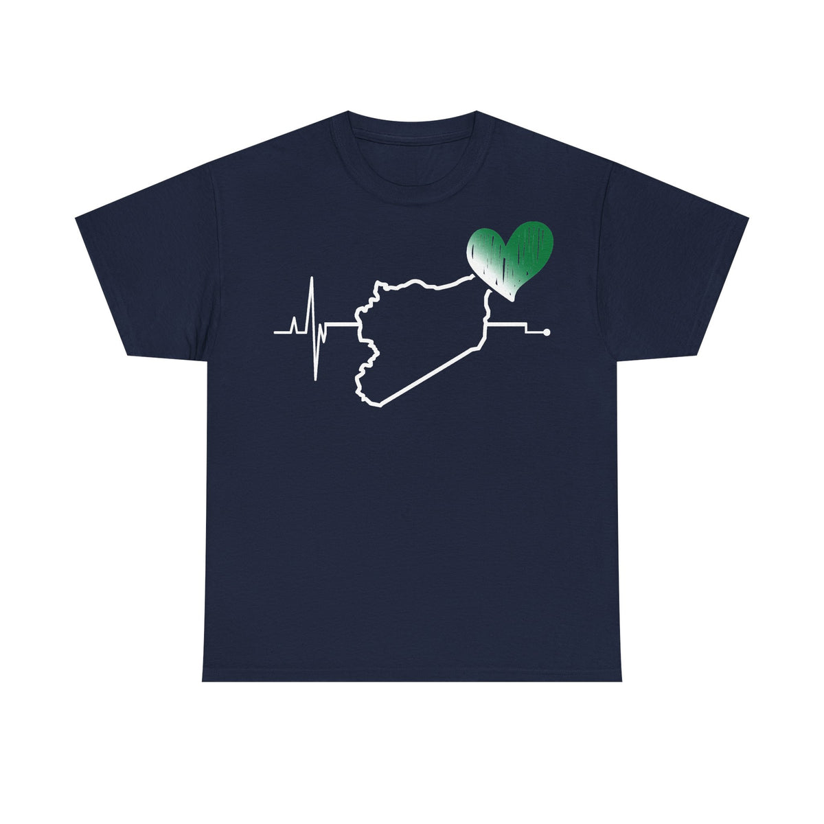 Syria Syrien Wappen Flagge Heimat Sport Fan Geschenkidee - Unisex T-Shirt