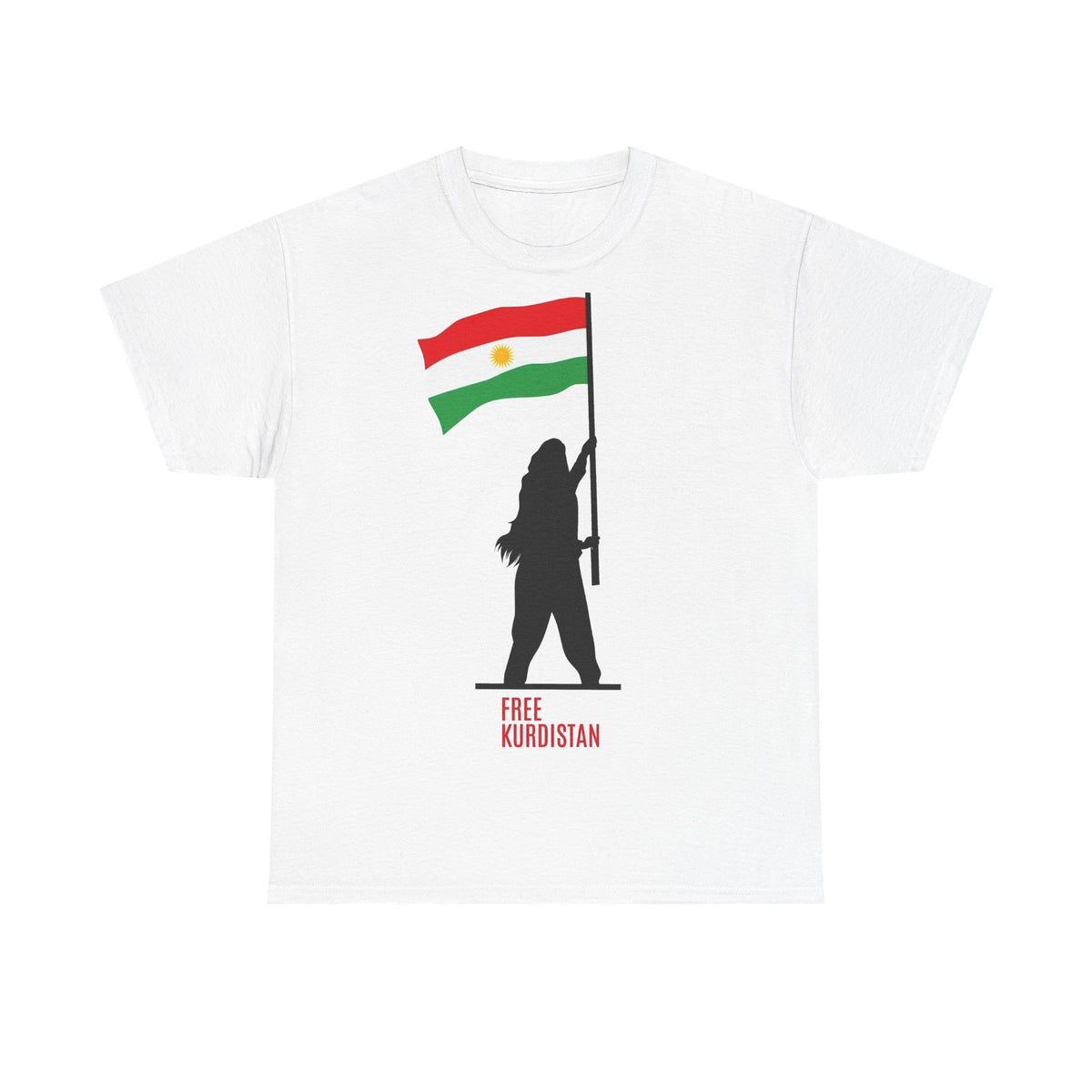 Kurdistan AZADI Flagge Heimat - Unisex T-Shirt