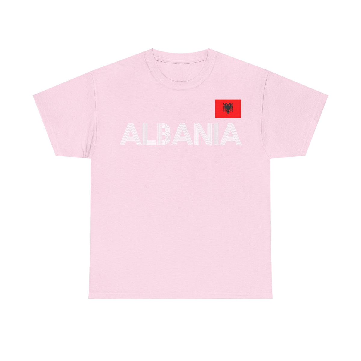 Camiseta unisex de Albania, escudo albanés, bandera, águila, fútbol, aficionado, deporte