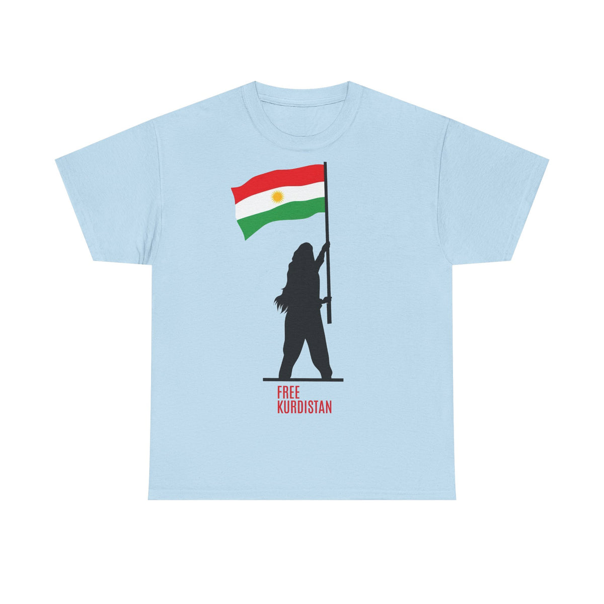 Kurdistan AZADI Flagge Heimat - Unisex T-Shirt