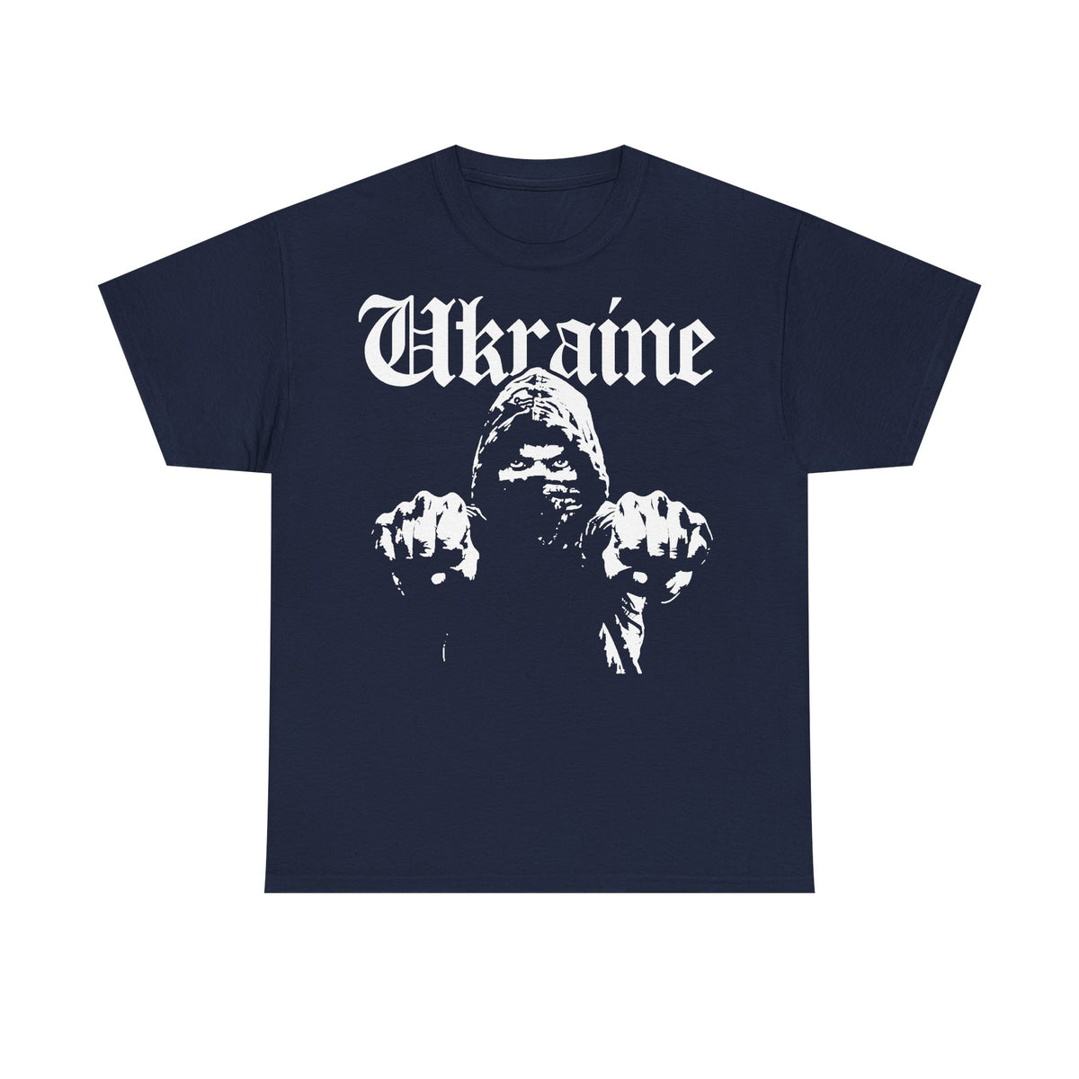 Bandera de Ucrania escudo idea de regalo afición al deporte moda vintage - Camiseta unisex