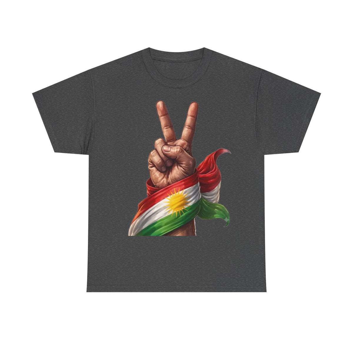 Kurdistán Paz Bandera Patria Orgullo - Camiseta unisex