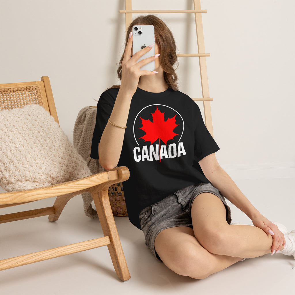 Canada Kanada Wappen Flagge Fan Sport Fußball Geschenkidee - Unisey T-Shirt