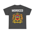 Marokko Wappen Morocco Flagge Stolz Fußball Fan Sport FGeschenkidee - Unisex T-Shirt