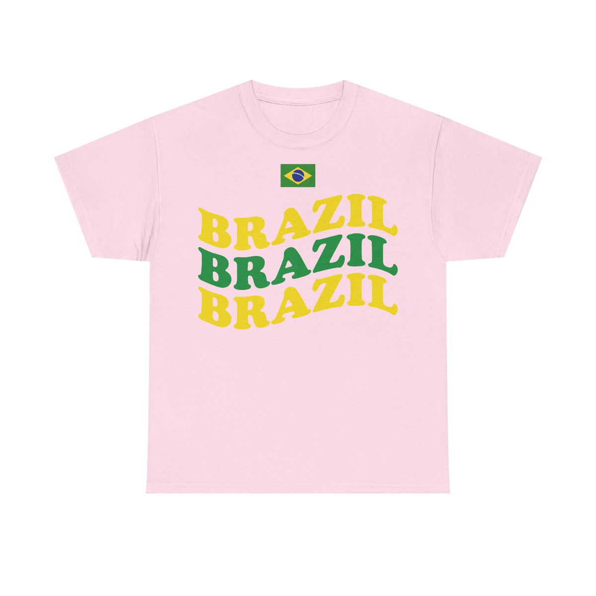 Brazil Brasilien Wappen Flagge Sport Fan Fußball Geschenkidee - Unisex T-Shirt