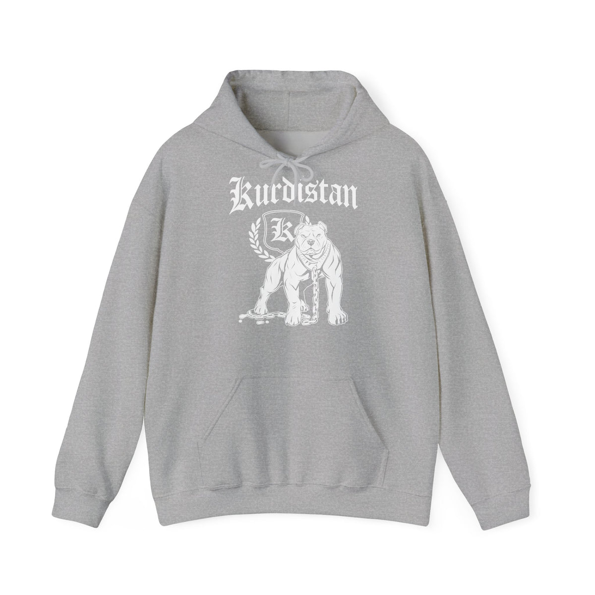Kurdistan patria orgoglio stemma bandiera sport calcio regalo per tifosi - felpa con cappuccio unisex
