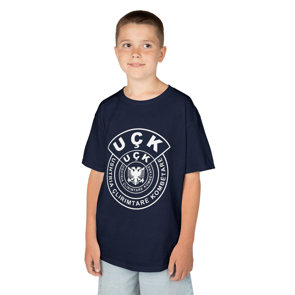 Albania Kosovo Flagge Doppeladler Geschenkidee Historie - Unisex Kinder & Jugendliche T-Shirt