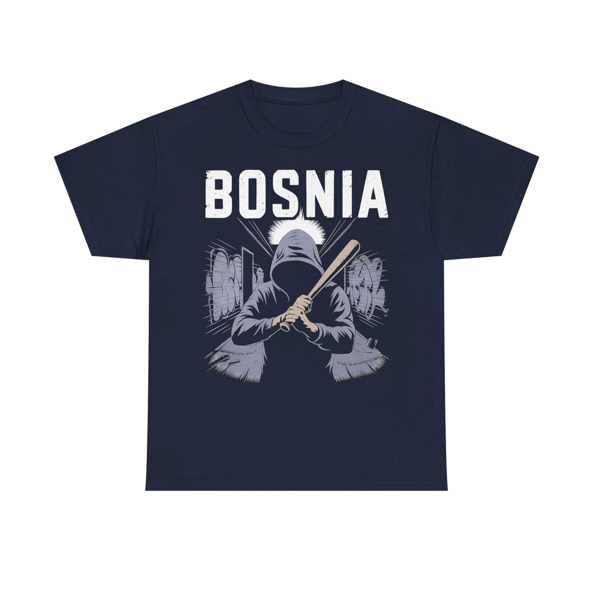 Bosnia escudo bandera orgullo patria aficionado al fútbol idea de regalo - Camiseta unisex
