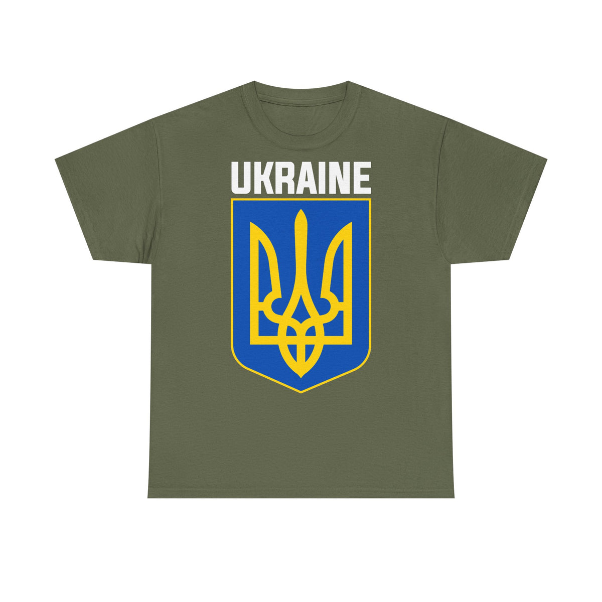 Bandiera e stemma dell'Ucraina Idea regalo Sport Tifoso Moda Vintage - T-shirt unisex