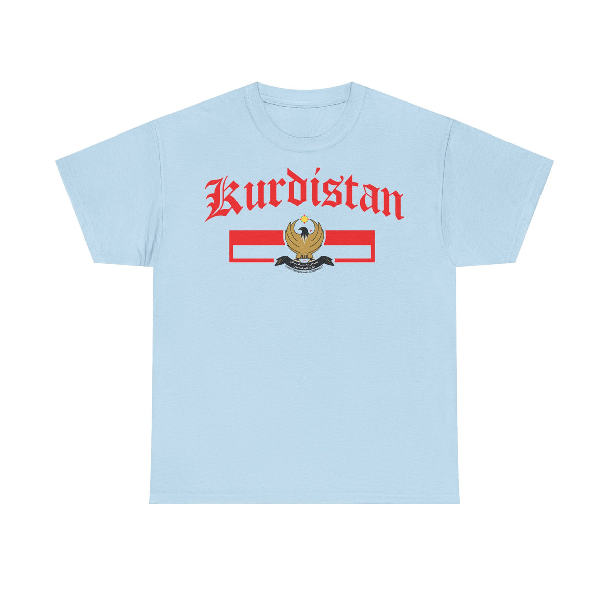 Kurdistán Azadi Escudo Bandera Patria Newroz Regalo - Camiseta unisex