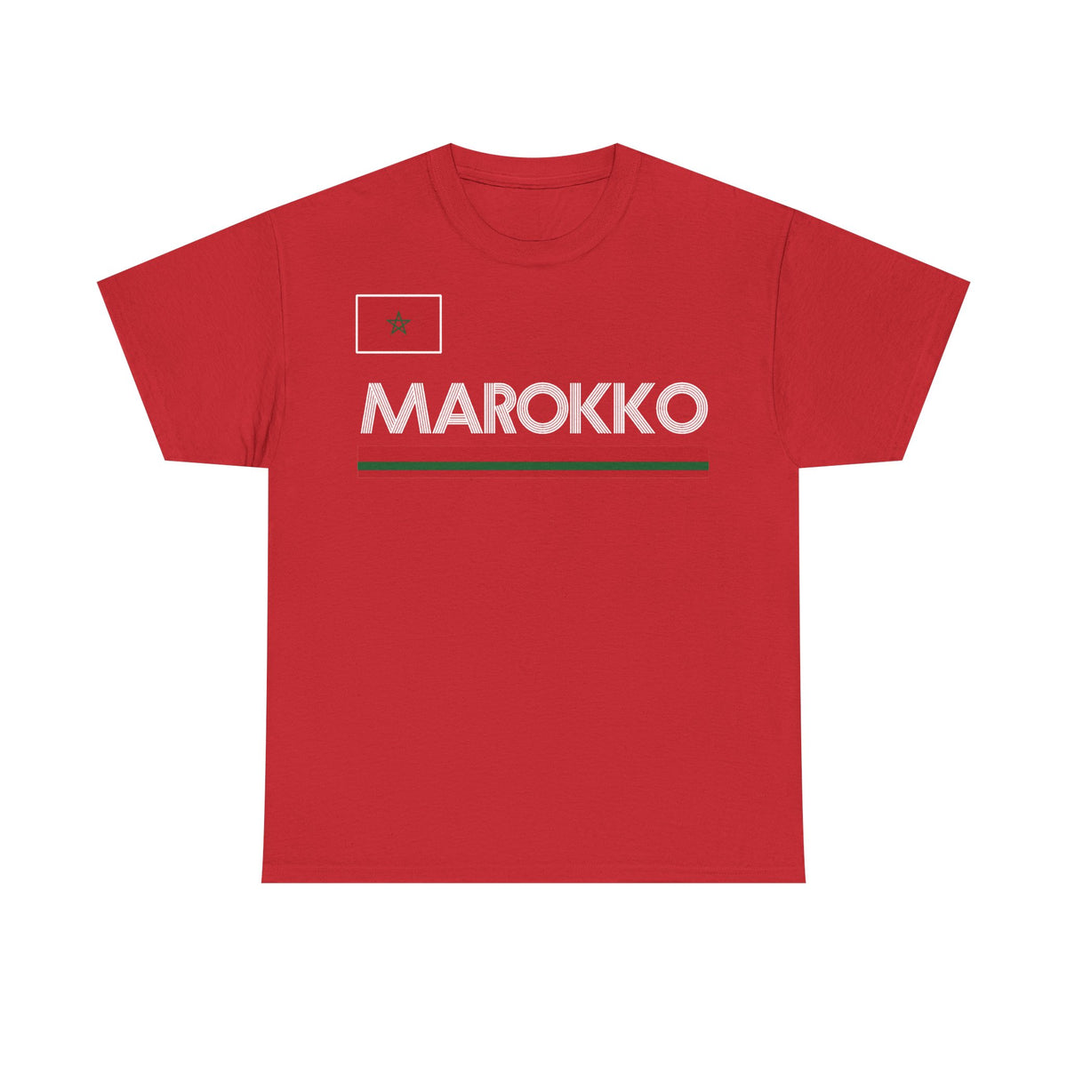 Marruecos Escudo Morocco Bandera Orgullo Fútbol Fan Deporte FIdea de regalo - Camiseta unisex