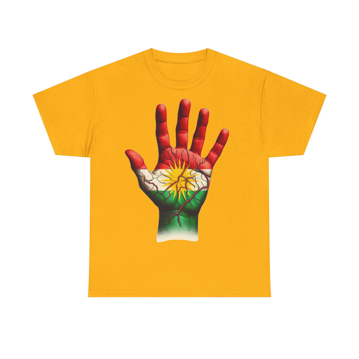 Kurdisches DNA im Blut Stolz Flagge - Unisex T-Shirt