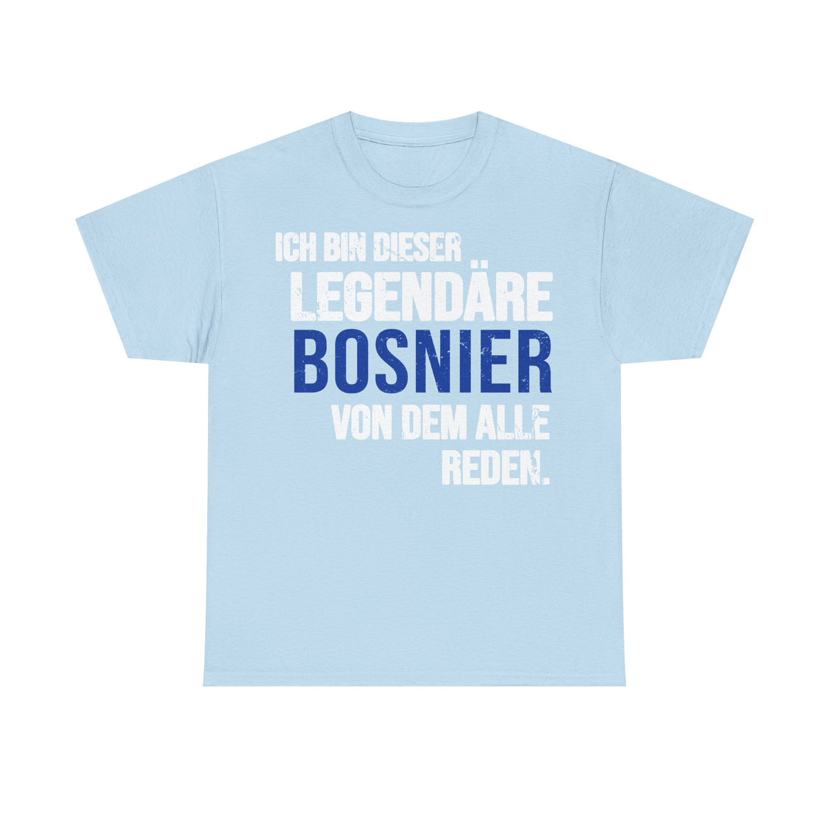 Bosnia Wappen Flagge Stolz Heimat Fußball fan Geschenkidee - Unisex T-Shirt