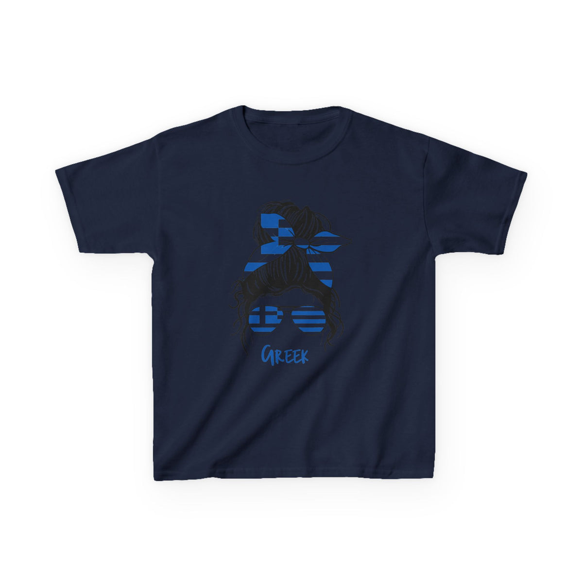 Greece Griechenland Flagge Wappen Heimat Fußball Sport Fan Geschenkidee - Für Kinder & Jugendliche Unisex T-Shirt