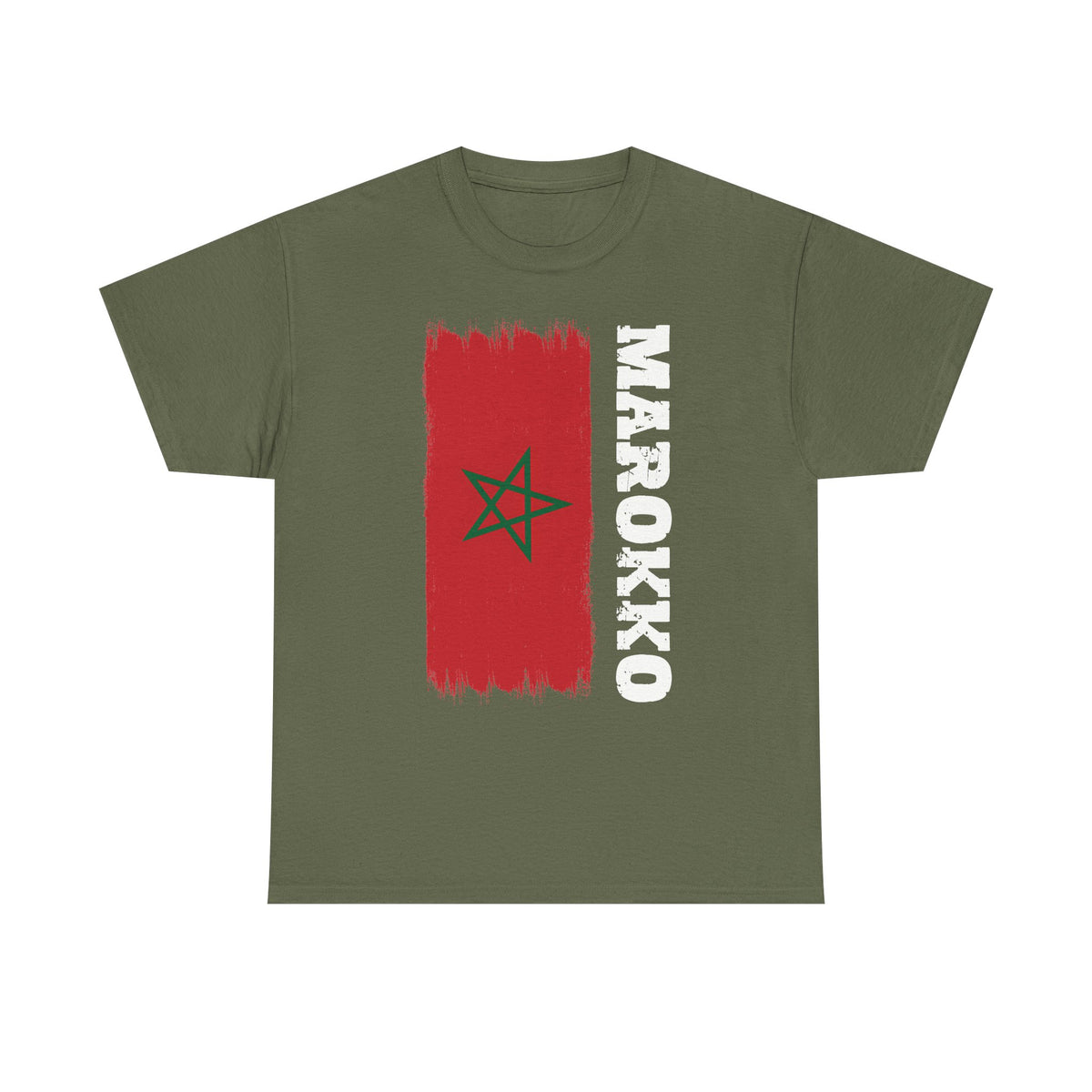Marruecos Escudo Morocco Bandera Orgullo Fútbol Fan Deporte FIdea de regalo - Camiseta unisex