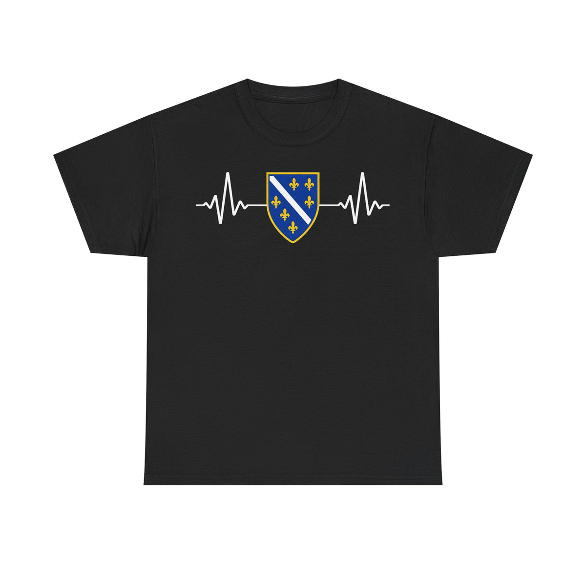 Bosnia Wappen Flagge Stolz Heimat Fußball fan Geschenkidee - Unisex T-Shirt