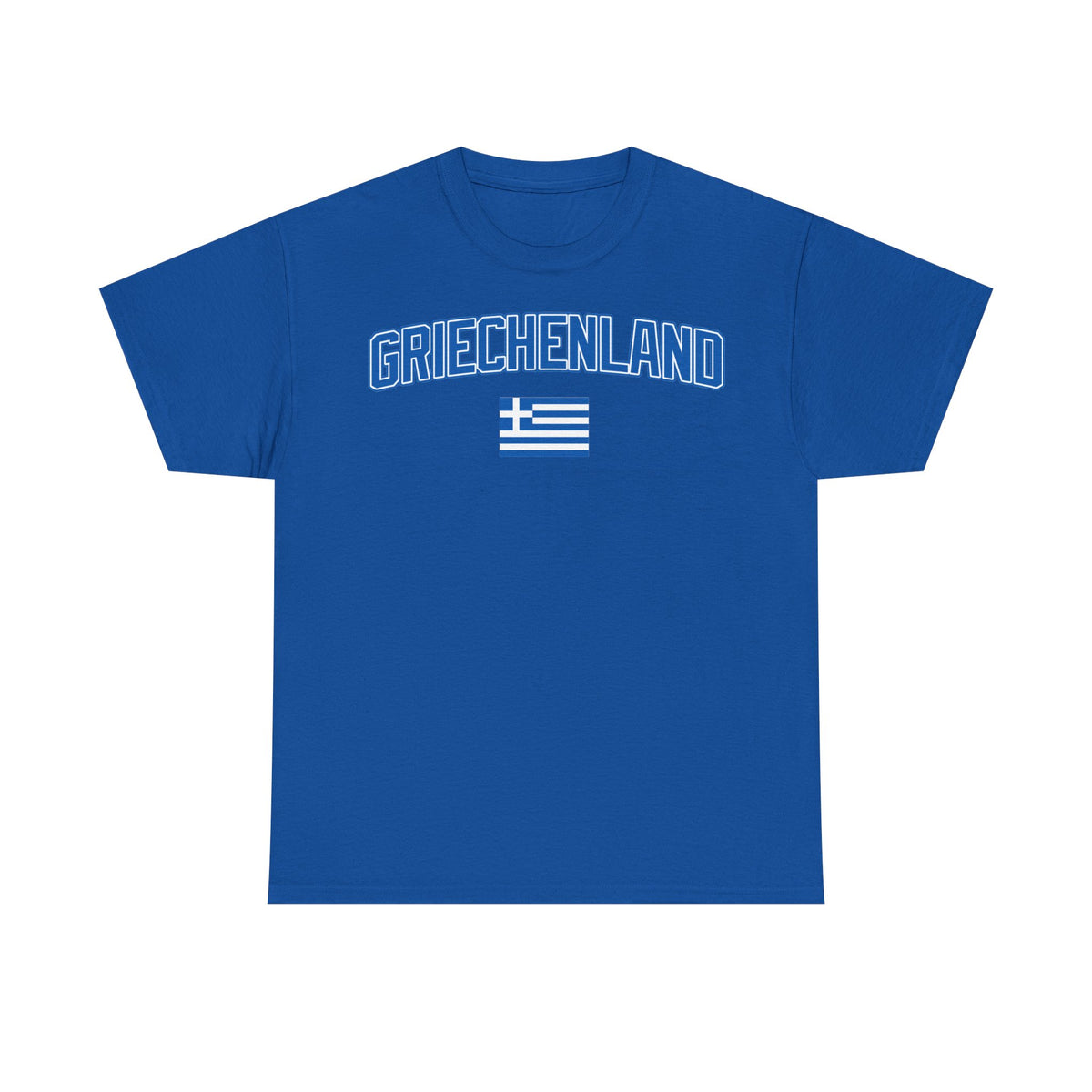 Grecia Grecia Bandera Escudo Patria Fútbol Deporte Aficionado Idea de regalo - Camiseta unisex