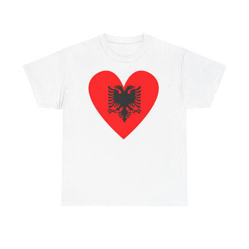 Camiseta unisex de Albania, escudo albanés, bandera, águila, fútbol, aficionado, deporte