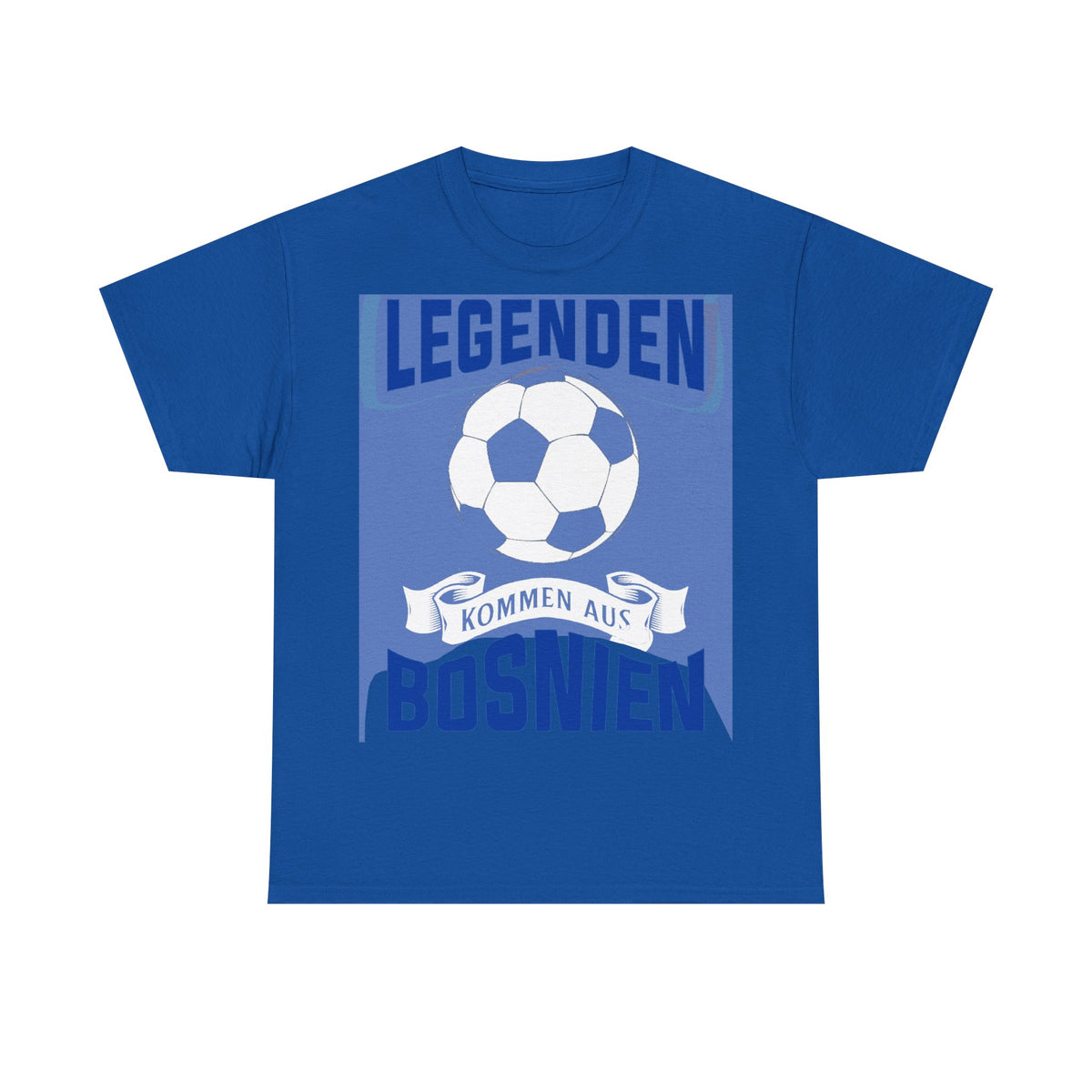 Bosnia Wappen Flagge Stolz Heimat Fußball fan Geschenkidee - Unisex T-Shirt