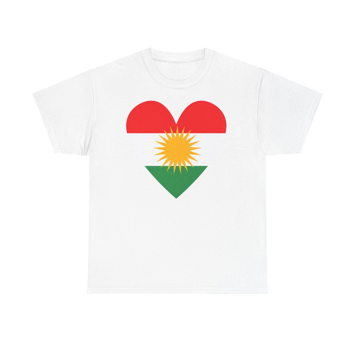 Kurdistán Azadi Escudo Bandera Patria Newroz Regalo - Camiseta unisex