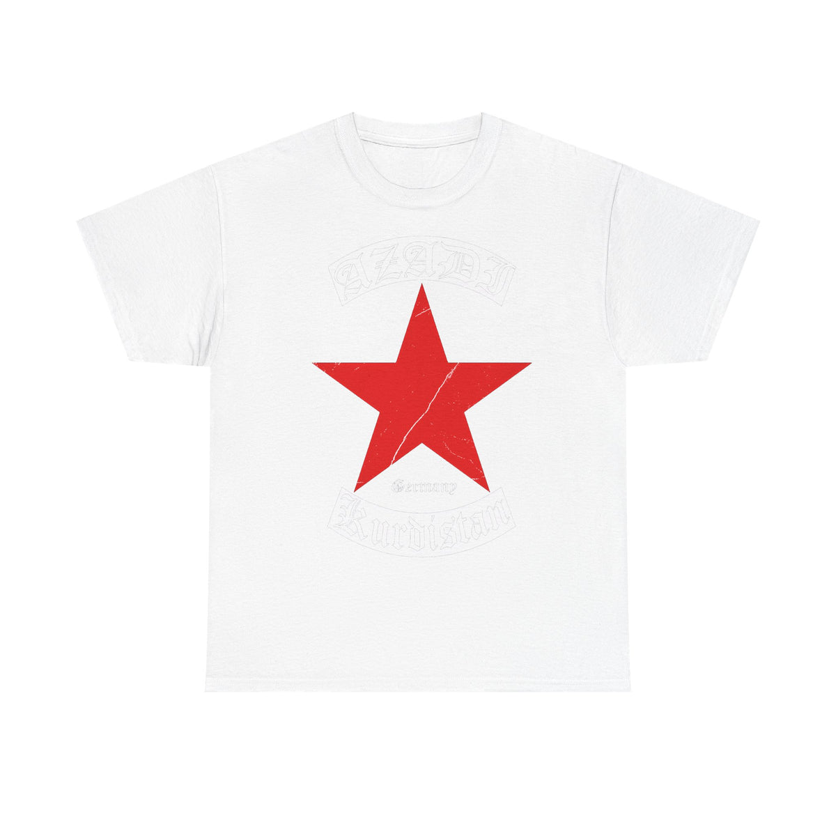 Kurdistán Azadi Escudo Bandera Patria Newroz Regalo - Camiseta unisex