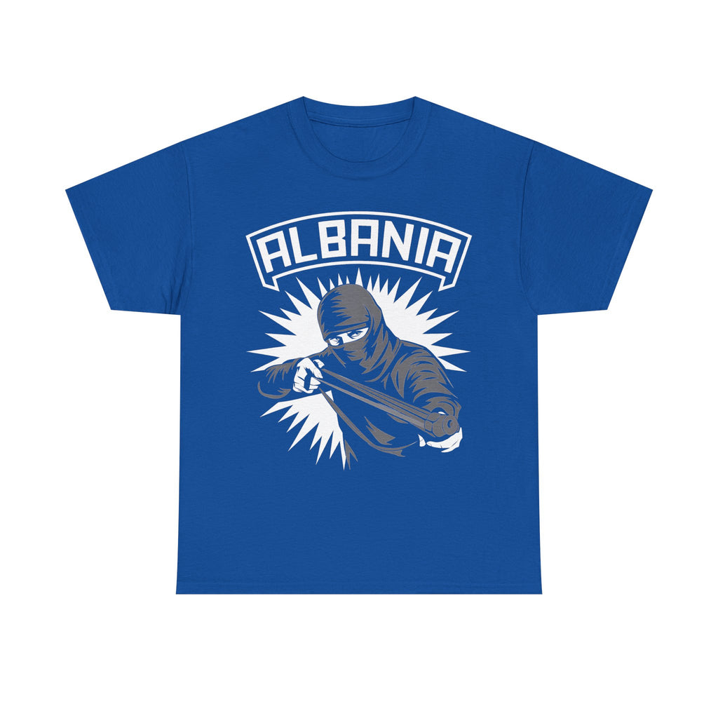 Albania Hooligan Wappen Shqiptar Flagge Adler Fußball Fan Sport - Unisex T Shirt