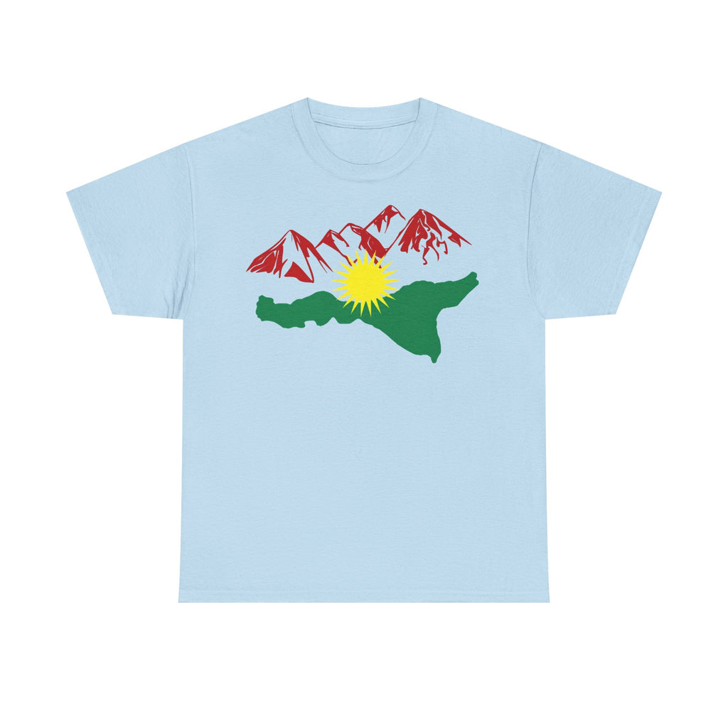 Kurdistan Berge Flagge Azadi Newroz - Unisex T-shirt