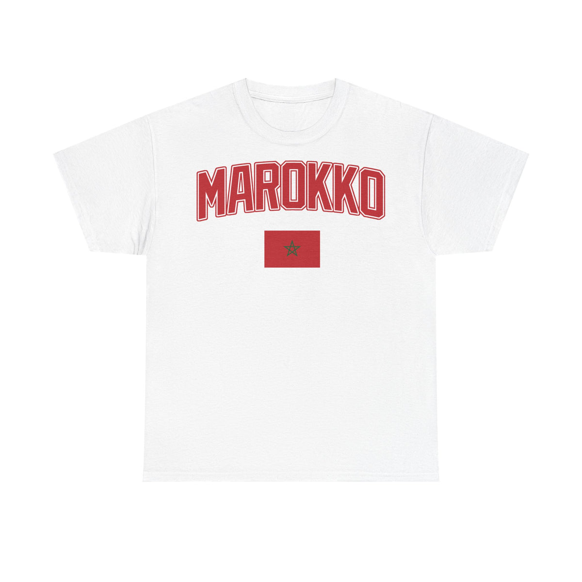 Marruecos Escudo Morocco Bandera Orgullo Fútbol Fan Deporte FIdea de regalo - Camiseta unisex
