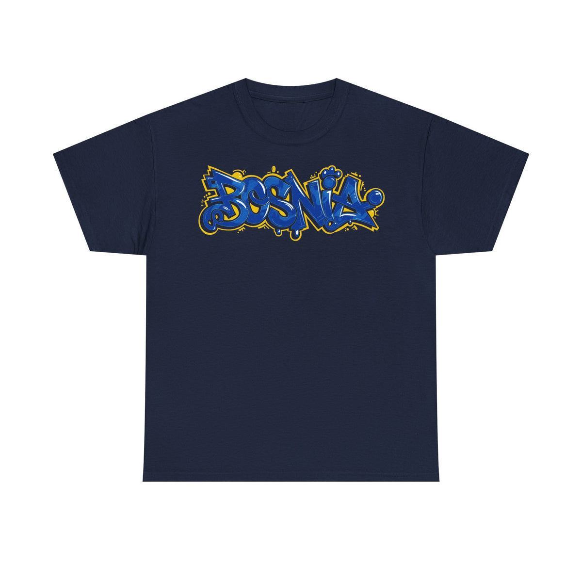 Bosnia escudo bandera orgullo patria aficionado al fútbol idea de regalo - Camiseta unisex