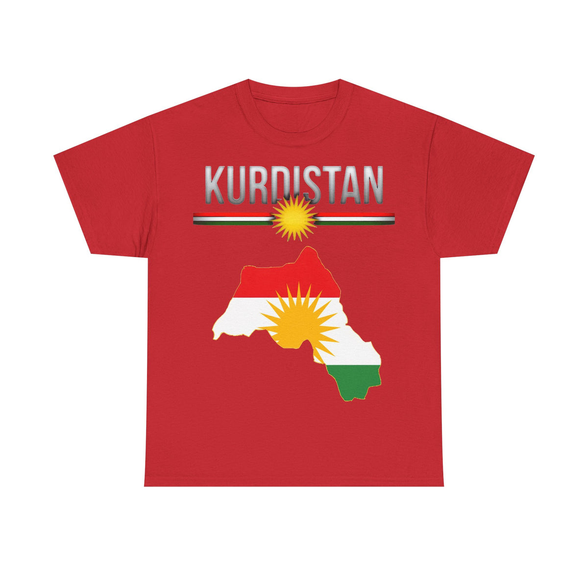 Kurdistan Pride Stolz Flagge Wappen - Unisex T-Shirt