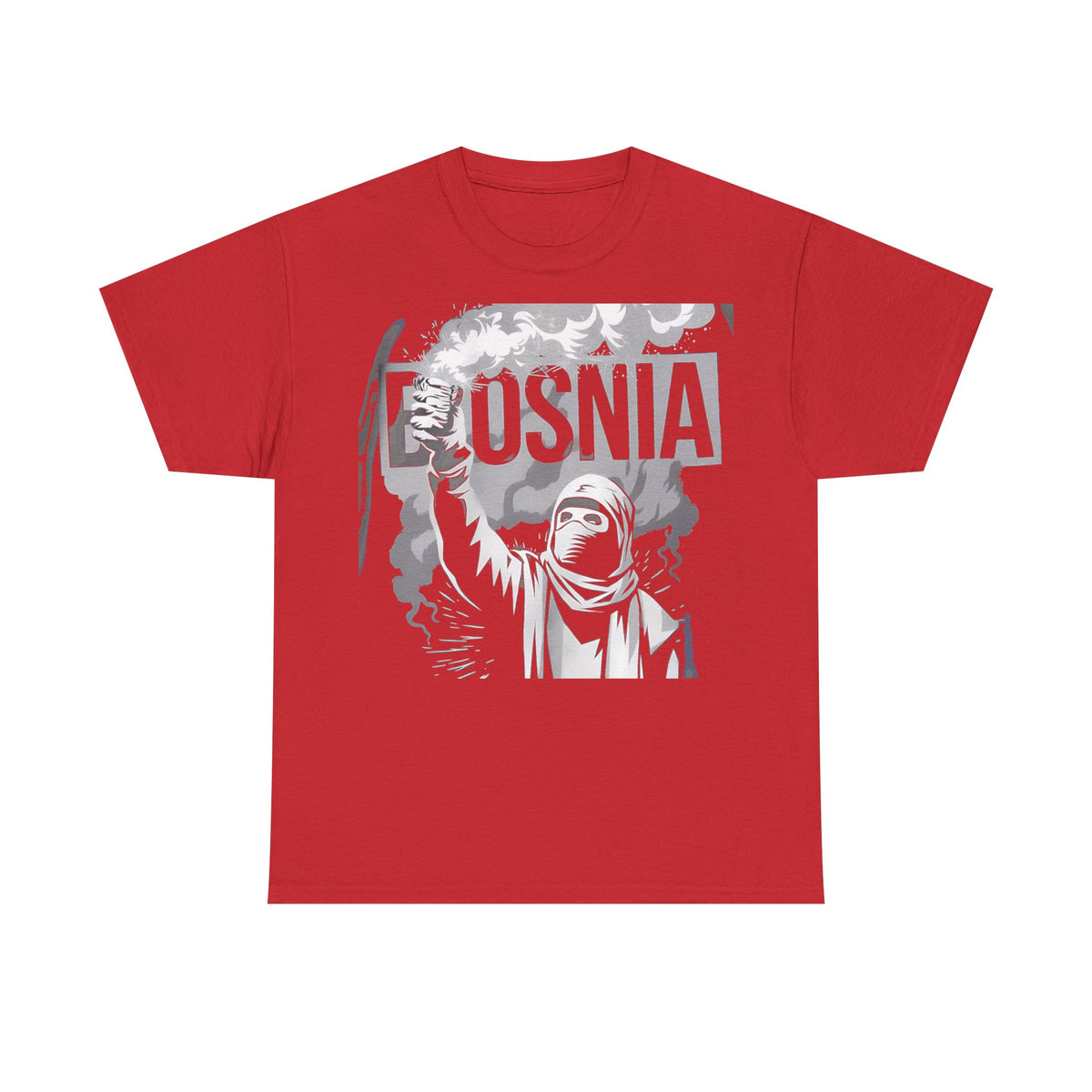Bosnia escudo bandera orgullo patria aficionado al fútbol idea de regalo - Camiseta unisex