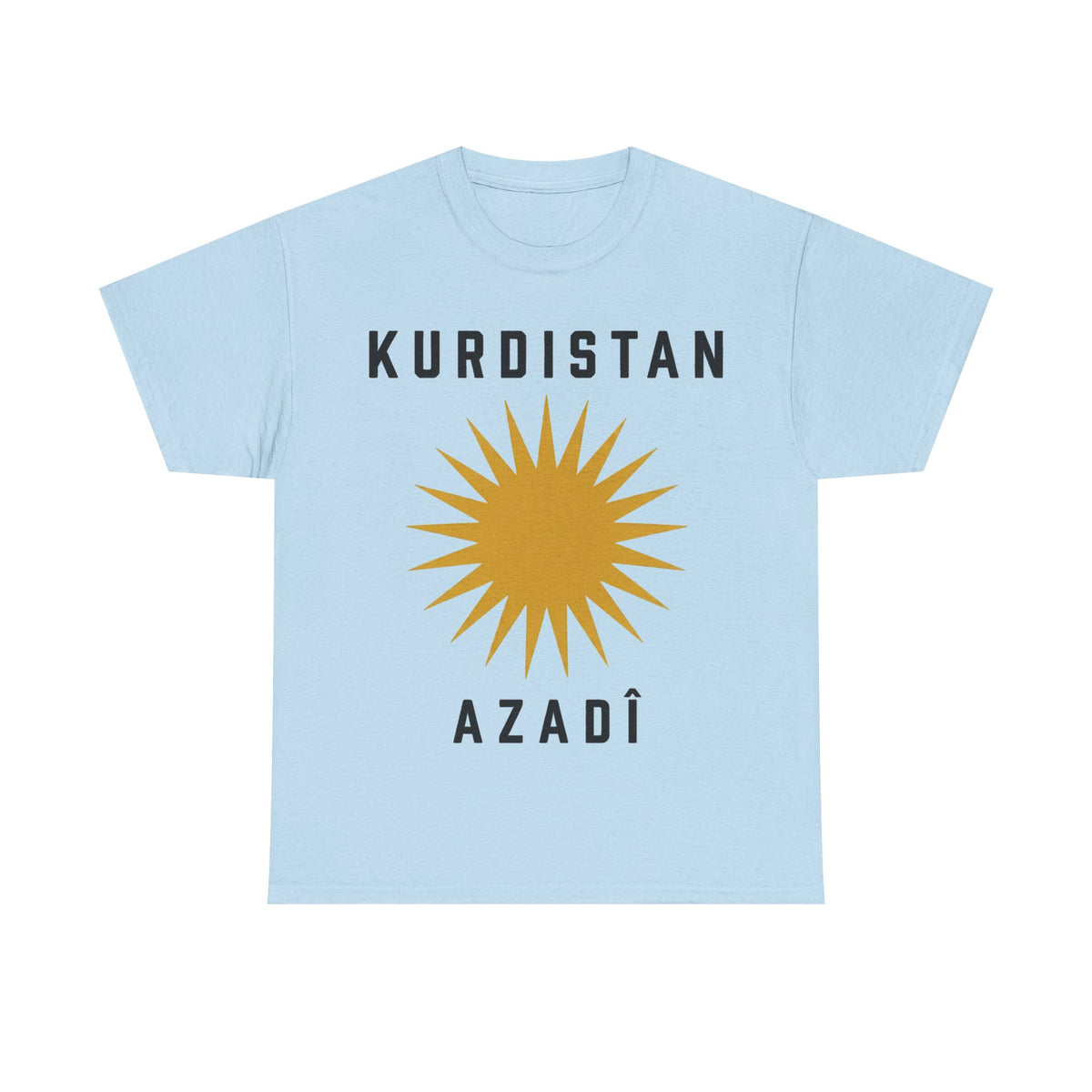 Kurdistan Azadi Sonne Wappen Geschenkidee - Unisex T-Shirt