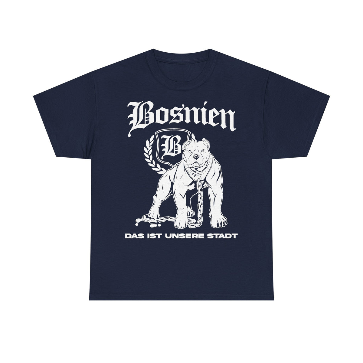 Bosnia Wappen Flagge Stolz Heimat Fußball fan Geschenkidee - Unisex T-Shirt