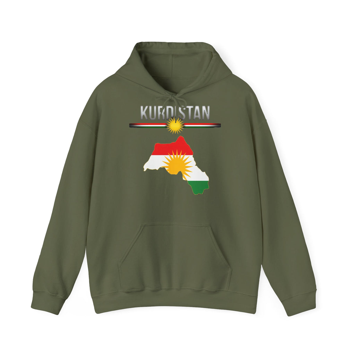 Kurdistan Pride Stolz Heimat Flagge Sonne - Unisex Hoodie